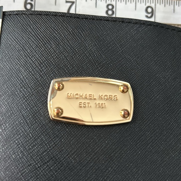 Michael Kors Jet Set Travel Large Tote Saffiano Black Leather. - Picture 17 of 17